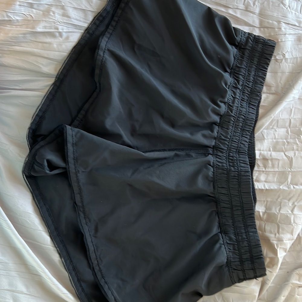 Lululemon black shorts low-rise